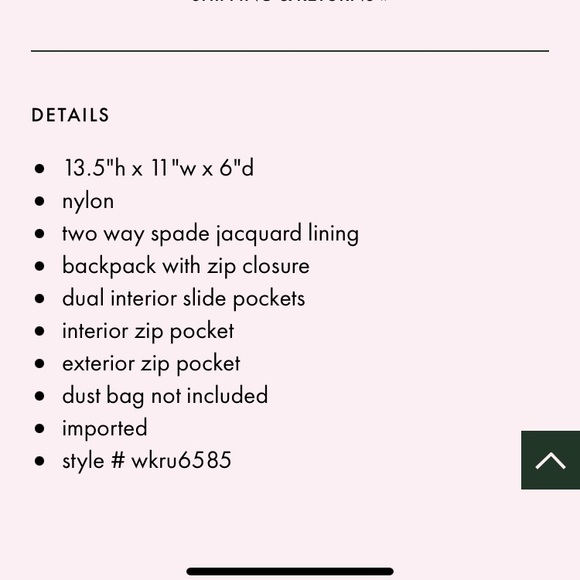 Kate Spade ♠️ Karissa Backpack - Picture 5 of 12